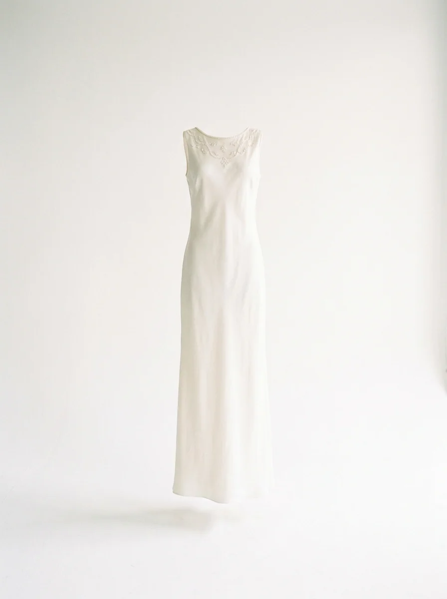 Silk column gown — SOURCE · PACKSHOT