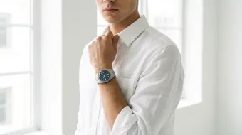 Steel dive watch — Metal and glass, the two things AI usually ruins